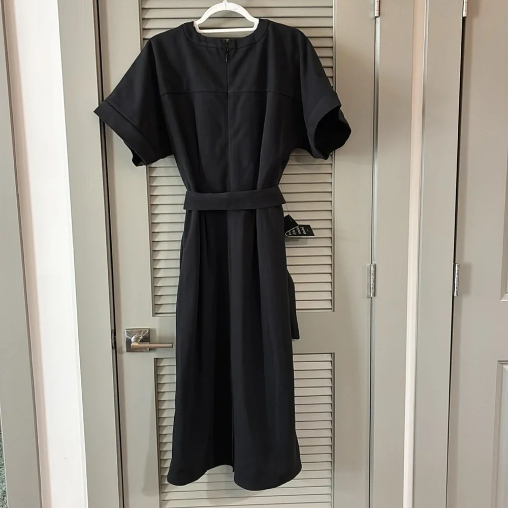 NWT Tuckernuck Black faux Suede  midi Dress Sz S - Picture 7 of 9